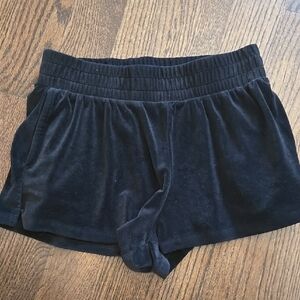 Forever 21 Women's Black Velvet Shorts